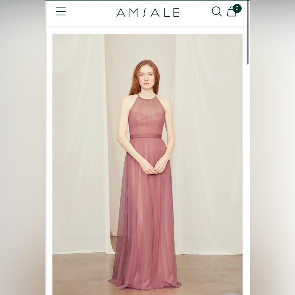 Amsale aliki bridesmaid dress